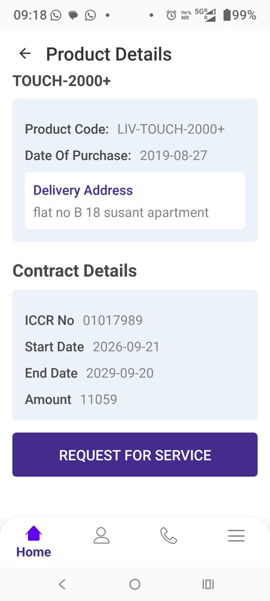 P4PradeepMishra's tweet photo. @livepurewater @Livpure_India @Livpure_India my ACMC was Activa on 21st sep and am seeking for service since then without any luck. Why luck? Because at Livpure you have to be lucky enough to get heard, get the service and get a reply. JS no. is JS -20260922-004410 https://t.co/u2I1ne1c4x