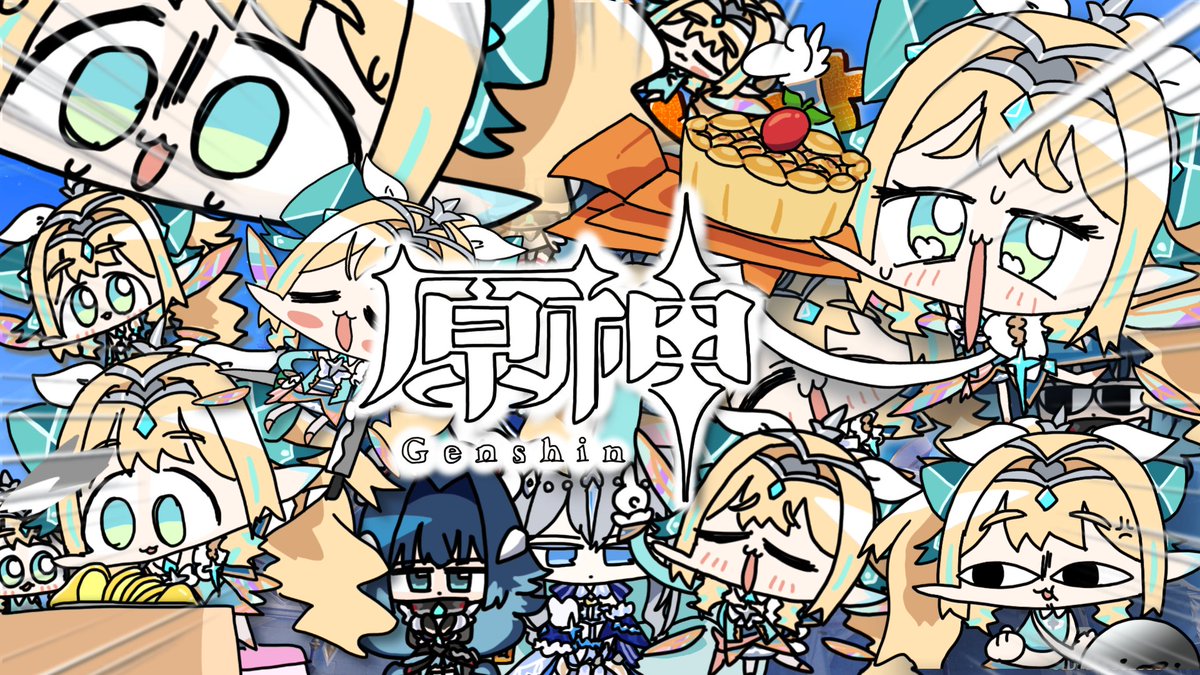 mononiki_'s tweet photo. 原神6周年にお声がけいただき、新キャラクター「ヴェスナ」を中心に、「アスタナーシャ」「ダニカ」のオリジナルストーリーを描かせていただきました！
本日の18時30分に投稿です
いつも通りハチャメチャだよ！みてね！
#原神  #原神6周年
PR https://t.co/6RKVXqrTvh