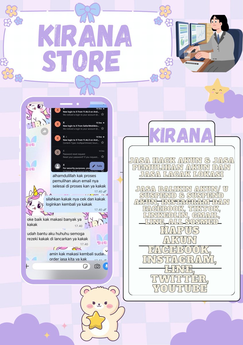 leonshle's tweet photo. OPEN JASA PEMULIHAN &amp; HAPUS AKUN SOSMED✨

Melayani🙌🏻

💻Pulihkan &amp; Pulihin/Balikin Akun
💻Hapus/Nonaktifkan Akun
💻Hack Akun
💻Sadap Wa/All Sosmed
💻Reset Hp
💻Lacak Lokasi

(Instagram,Tiktok,Gmail/Email,Facebook,Telegram,Twitter/X,Dll)
  
Konsultasi? WhatsApp di bio! https://t.co/07PLZanoDa