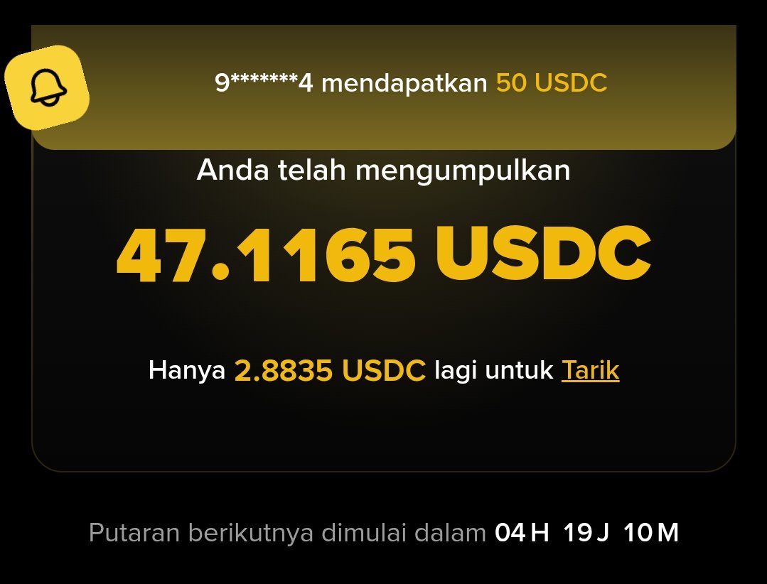 hendrarf23's tweet photo. Gila sih, kurang $2.8 lagi narik Rp 750rb dari apk kripto resmi! 🚀 No ponzi, legit. Mumpung eventnya sisa 4 hari, ada yg mau saling bantu garap dari nol? Drop "MAU" di rep, nanti gue DM link biar sama-sama cair! https://t.co/DggwtFLqS4