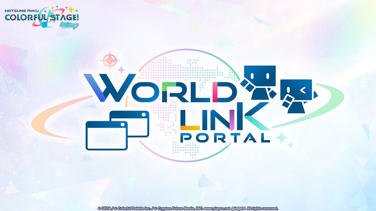 ColorfulStageEN's tweet photo. The "World Link Portal" is open! 🎉

🌎Play Shows to contribute to the 100 Million Shows Worldwide Campaign.
🖼Create your own profile with the Profile Card Maker!
📱Use the hashtag #SEKAIanniversary for a chance to be featured~

Visit now: https://t.co/VYTi8EqvLt https://t.co/Y29SFOX6yO
