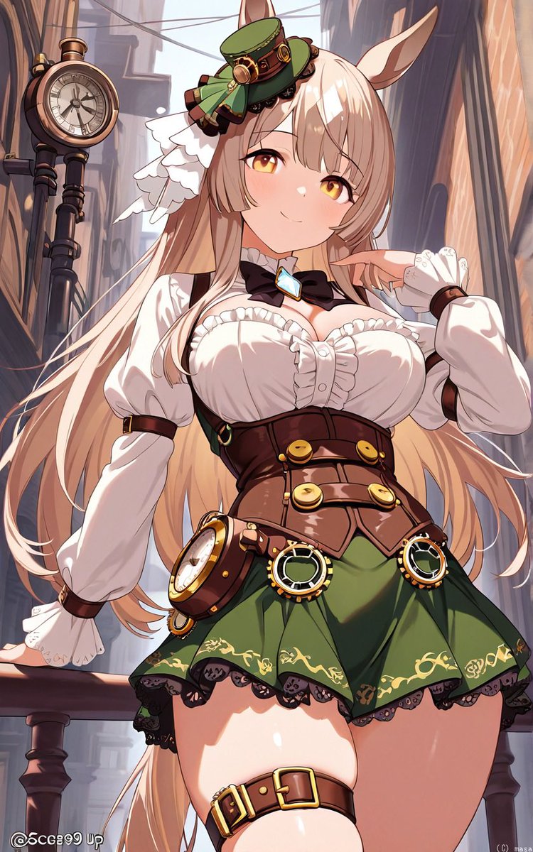 masaro10a's tweet photo. #ウマ娘 
#サトノダイヤモンド 
#スチームパンク
今日は何も上げとらんかった😅 https://t.co/uJkbGZleyM