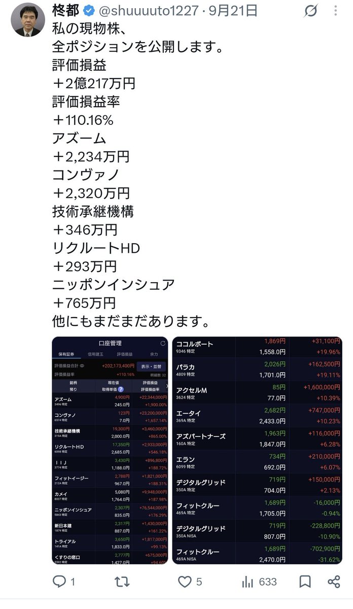 Investor__X's tweet photo. こいつ、俺のパクりだな。 https://t.co/DU8PfKO5gf