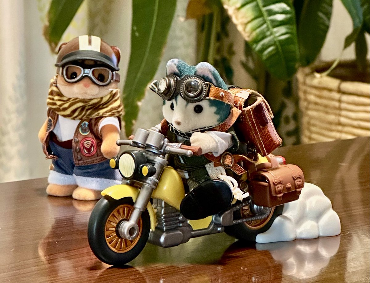 325_micco's tweet photo. マイルズさん🐯
バイク借りま～す🐺🏍 https://t.co/RcgUBRhnJv