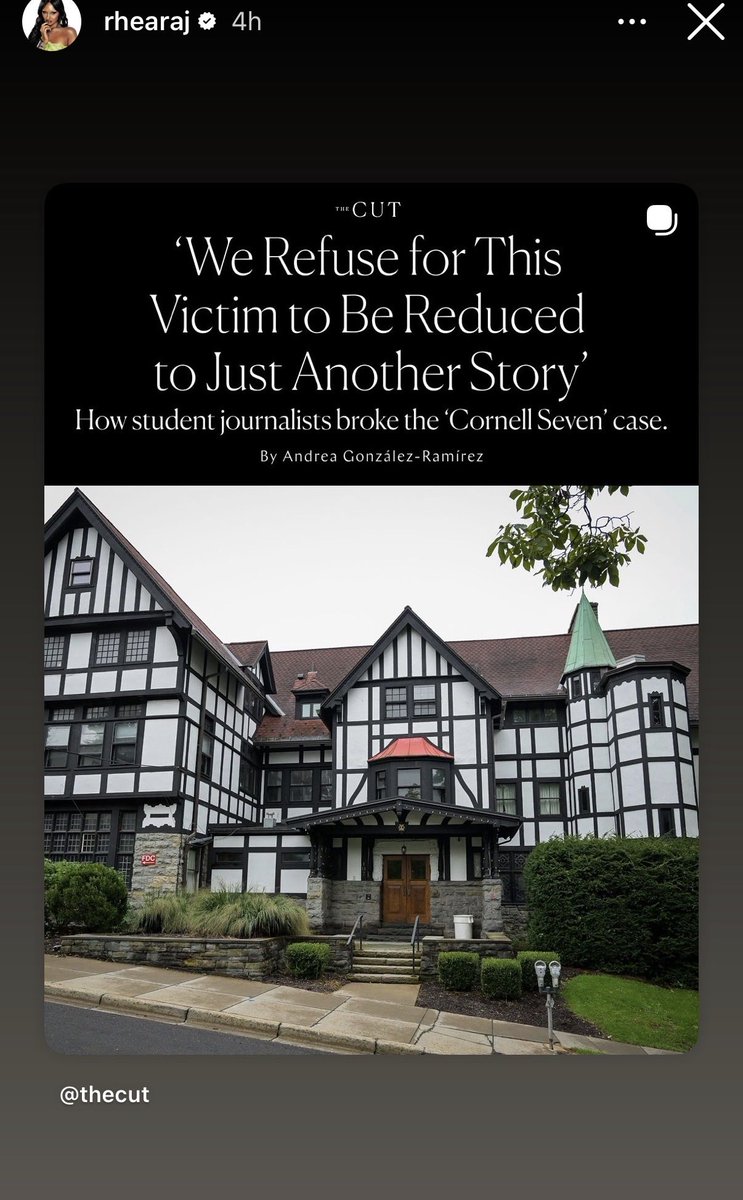 Anikatza's tweet photo. Rhea speaking up about the Cornell Sexual Assaults !! https://t.co/iWHhIfFehC