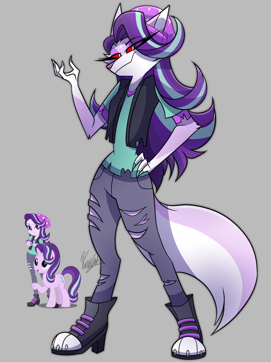 Vanillante's tweet photo. Starlight Glimmer….As a hellhound ;3 💜🩵

#HelluvaBoss #MLP https://t.co/wXVtEXB8wH