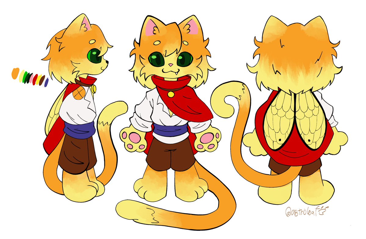 astrioloaf's tweet photo. Since I’m already posting oc slop here’s a turnaround of my baby moneda and a bg of the place he spent most of his time in
I did this for a school assignment #oc https://t.co/oq9ZOBKoCE