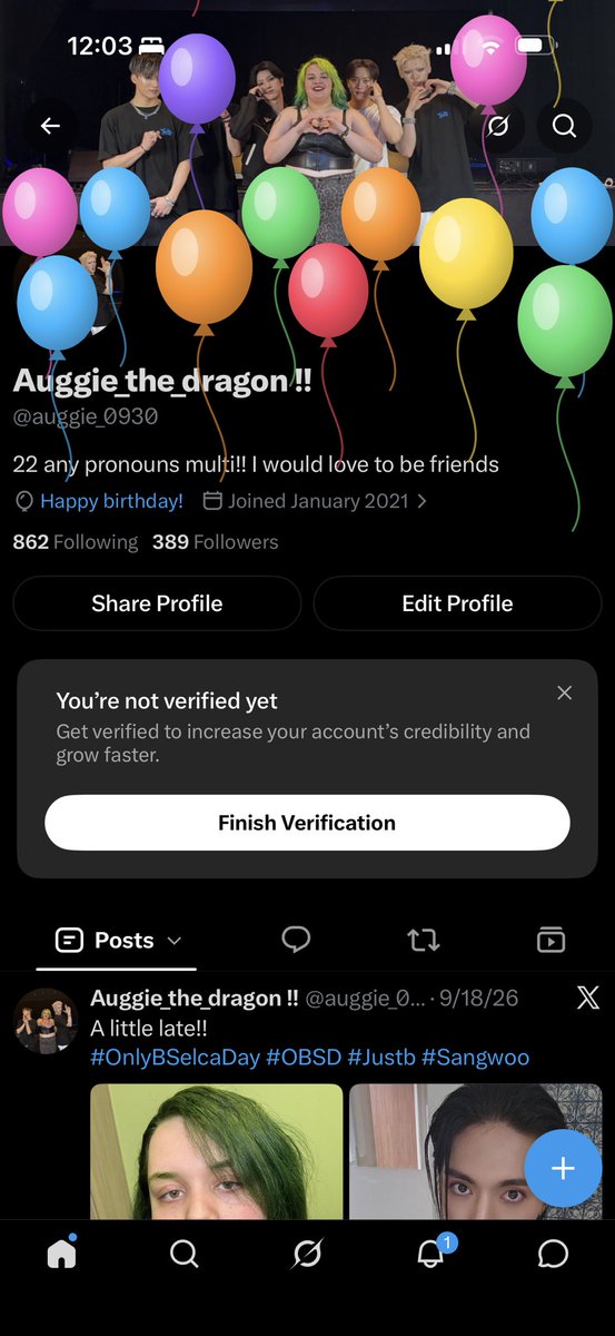 auggie_0930's tweet photo. It’s officially my birthday!!! https://t.co/QR1IaMTZ9e