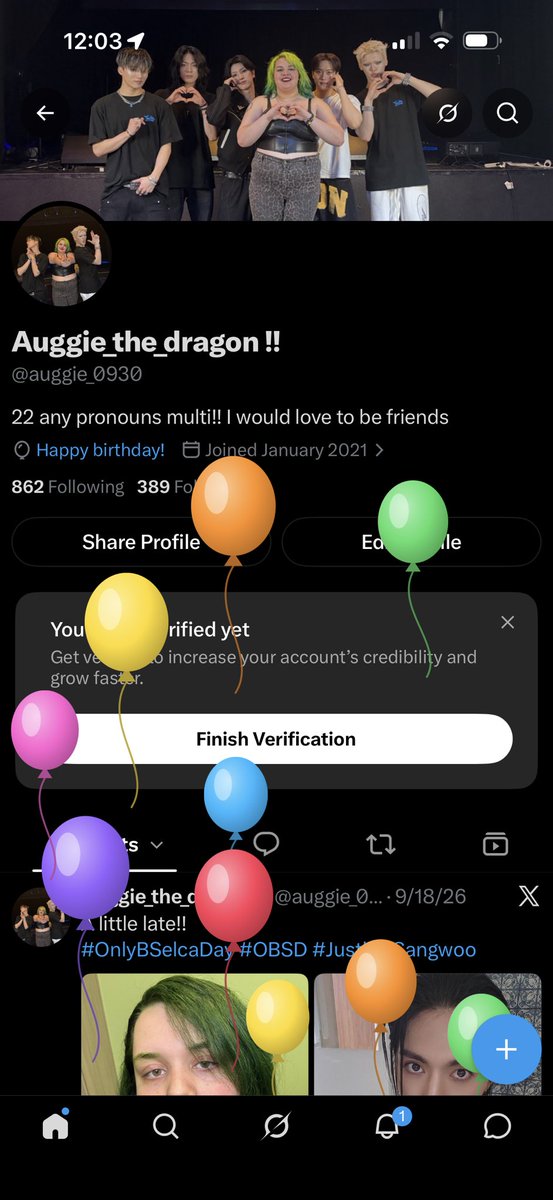auggie_0930's tweet photo. It’s officially my birthday!!! https://t.co/QR1IaMTZ9e