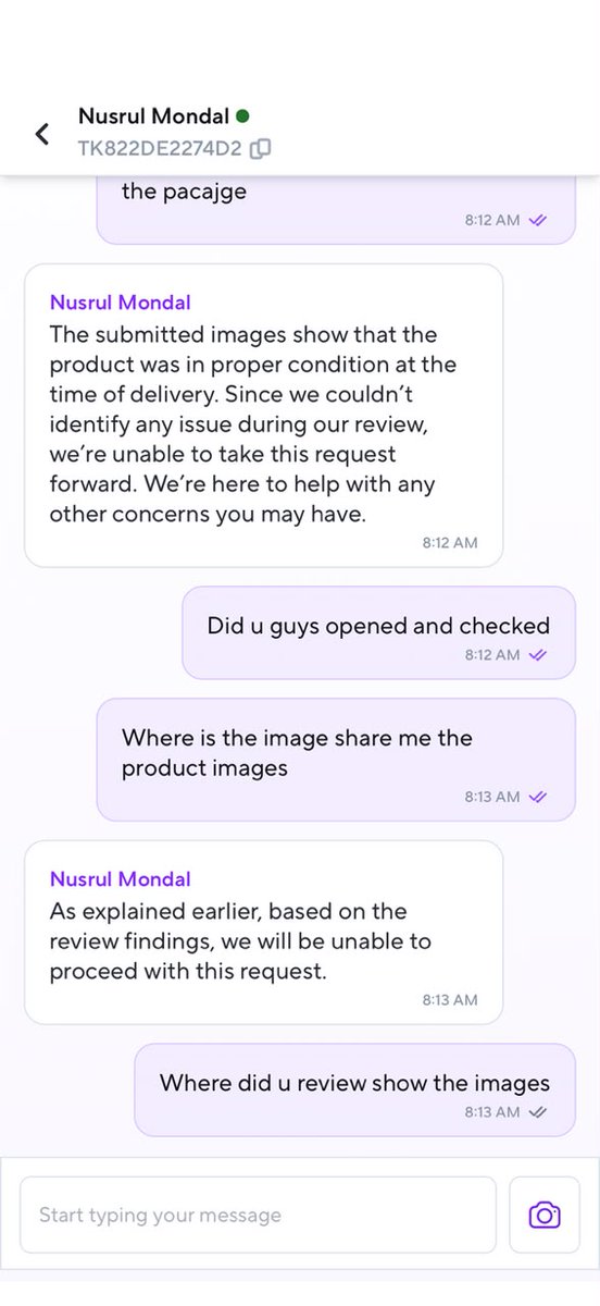 GauthamGauthams's tweet photo. I expect Zepto to investigate this immediately and provide a proper resolution. If I do not receive a call from your team and a satisfactory resolution, I will have no option but to escalate this matter through the appropriate consumer grievance forum. https://t.co/H9IOmZloHj