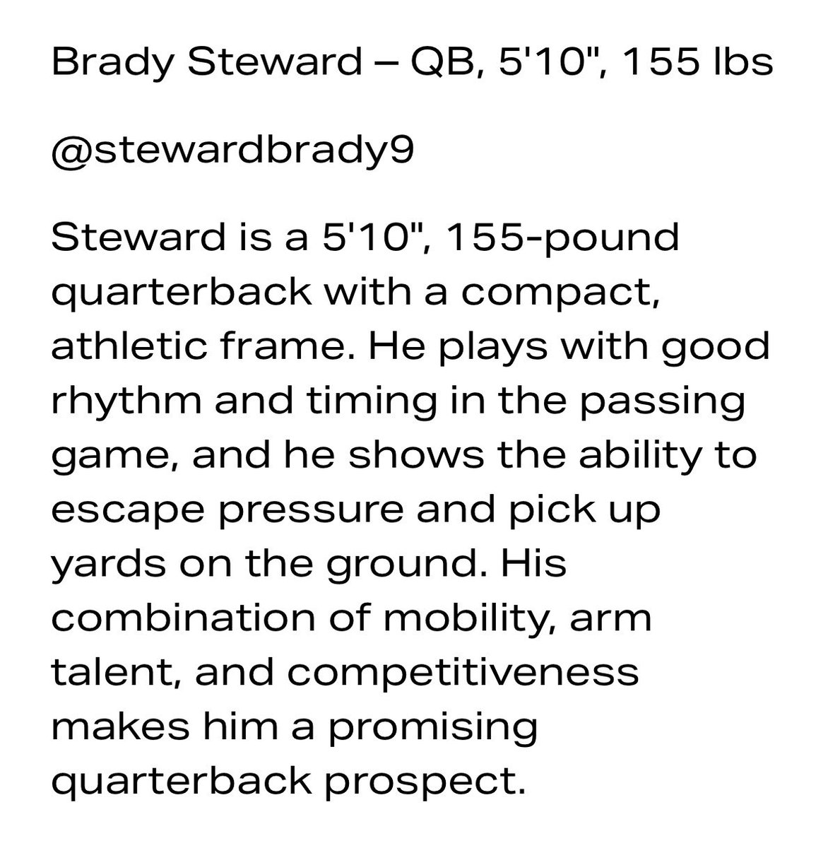 Stewardbrady9's tweet photo. Thank you @LoganTillman for the recognition and write up. Blessed to play this game I love. The work is never done! @BarkleyTruax @LippertScouting @drew_toennies @UCBraves @55CoachJohns @benshreve @GobenNate https://t.co/RU2z5ITEvT