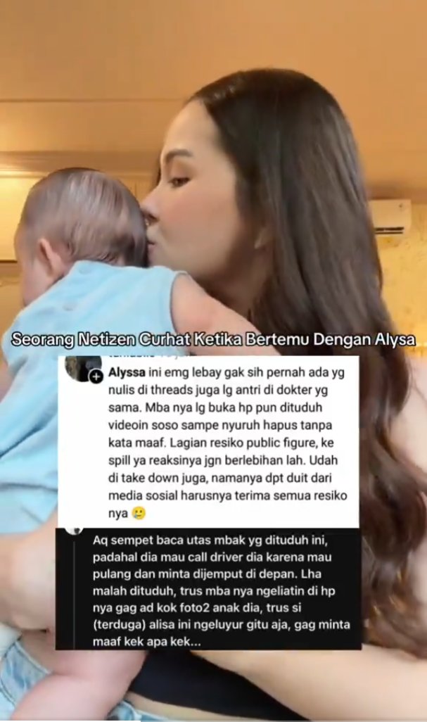 auroraa1g's tweet photo. Ada satu momen di vlog Bunmai saat wajah soso anak Alyssa dan tuai hujatan Pagii Sarapan soyakinbisa https://t.co/LPa3LEc53S