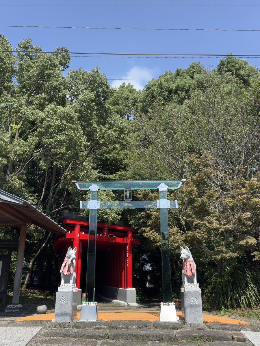 kuriwaki's tweet photo. 所用で鹿屋の自衛隊基地近くに来たので、久しぶりに神徳稲荷さんにも！ https://t.co/RZOL5kHi28