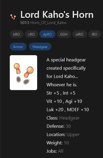 masbukhin17's tweet photo. @playragnarok • IGN: oRaurus
• Server: Chaos
• Your All-Time Favorite Headgear: Lord Kaho's Horn
• Why is it your favorite? This headgear used to be the most sought-after item back then, and I had to save up to get it.
#iROFavoriteHeadgear https://t.co/dt6Sk8vwBY
