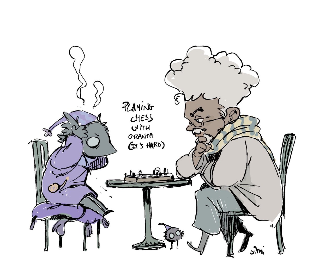 SimilarityCity's tweet photo. My little sister has been learning chess , she challenged our grandpa, this was the inspiration (I love Solomon s design)
#deadlock https://t.co/eaL8jBvbCo