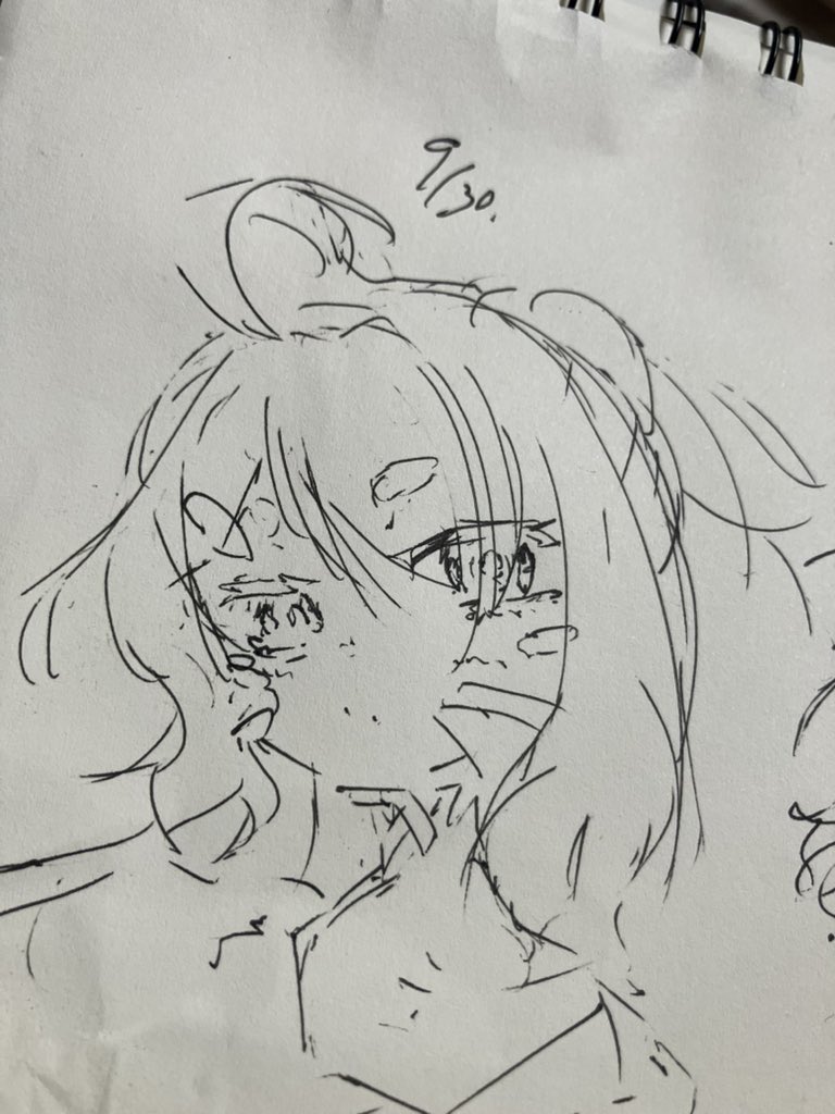 MagMell_0326's tweet photo. なんか描かないと自キャラすら描けなくなりそうだから簡単に https://t.co/qO75r9geJS