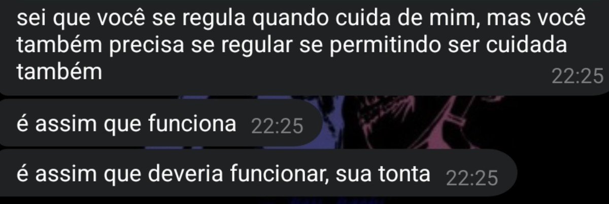 solzrsgf's tweet photo. a forma que ela me acolheu hoje e as palavras de conforto dela não saem da minha cabeça... o cuidado, o carinho, a gentileza nas palavras.. e a sensação de ter a melhor pessoa do mundo do meu lado, isso tudo é indescritível..
+ https://t.co/NWJMURYQXc