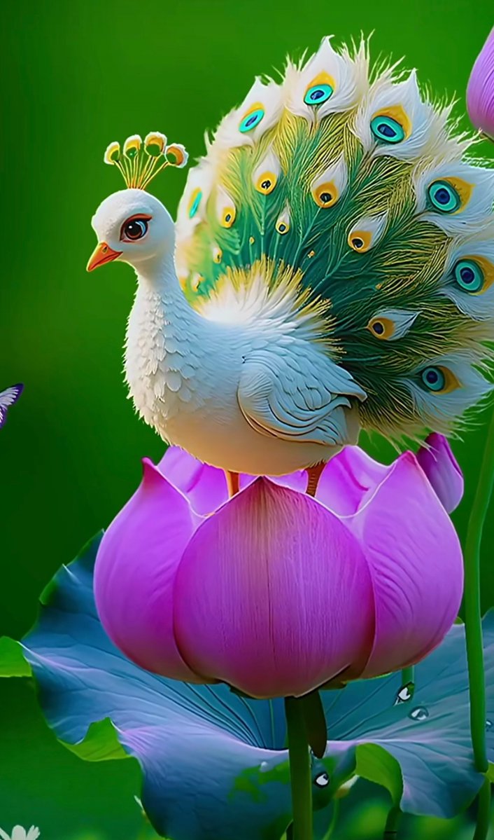 yamimmara's tweet photo. [Pixie brings magical vibes to our garden with a peachy moment—strolling among the blooming patches, making every step feel like a little dream.]， https://t.co/Sak78epGQF