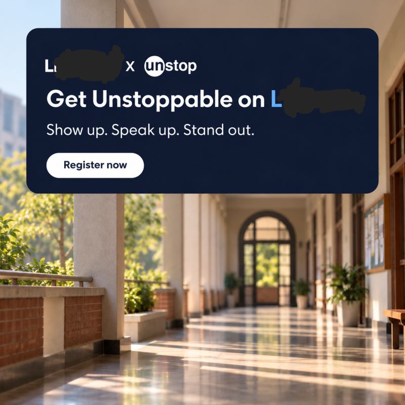 Unstop_World's tweet photo. Biggest Collab Coming...
Sharing Today! #unstop #beunstoppable https://t.co/ZCY8eYKbIp