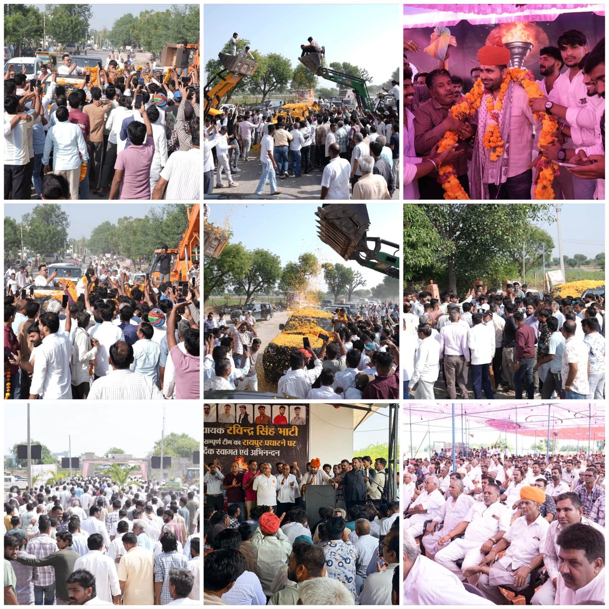 weareskpf's tweet photo. @RavindraBhati__ द्वारा निकाली जा रही EWS सरलीकरण यात्रा का प्रथम चरण संपन्न।
इस चरण के चौथे दिन की यात्रा प्रातः 9 बजे रायपुर (पाली) से शुरू होकर रात 3 बजे जोधपुर में संपन्न हुई।
@shri_kys 
@Shri_PF 
#सरलीकरण 
#EWS https://t.co/jy33H7aQqh