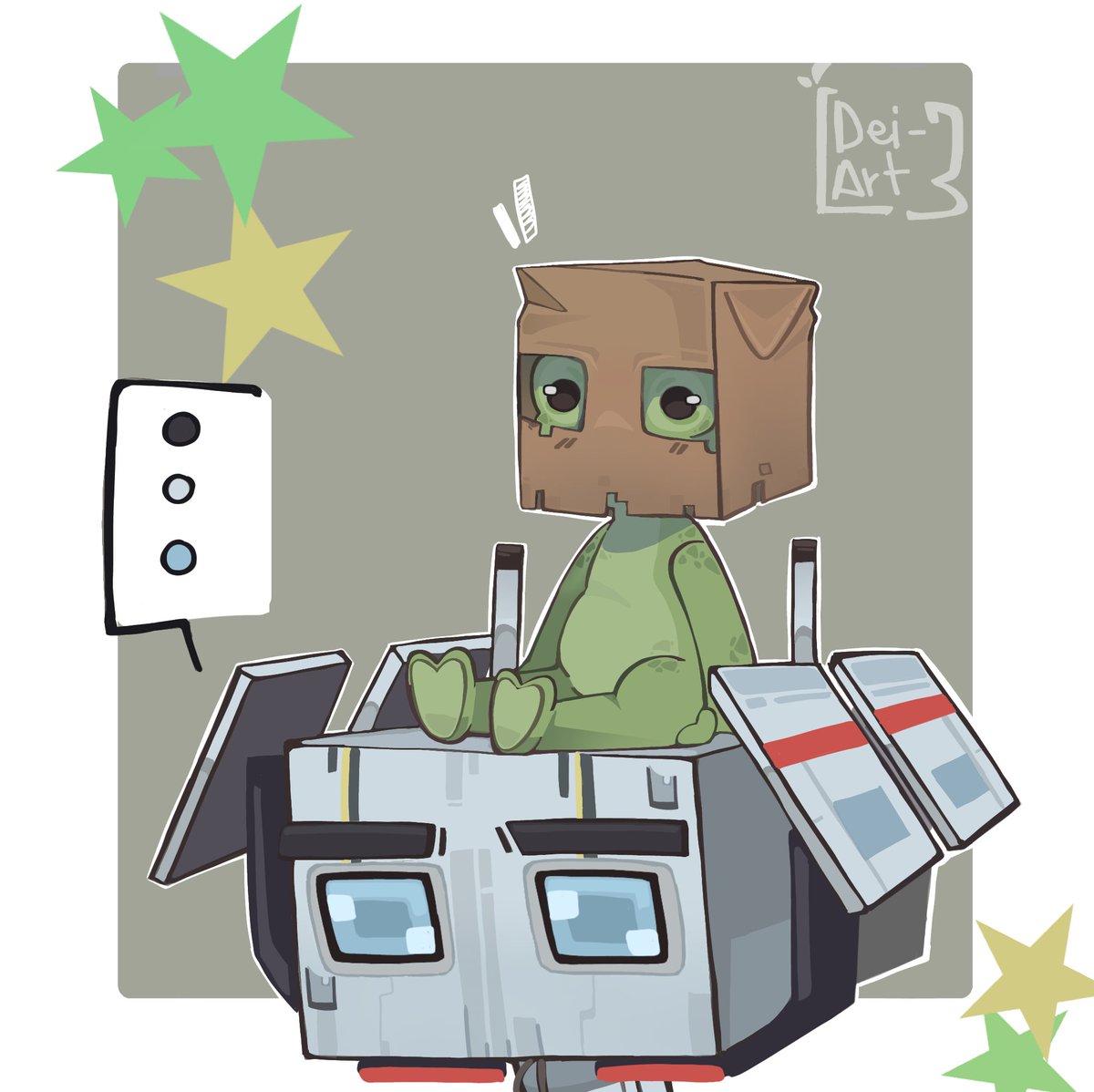 dei_art3's tweet photo. Unas 4 horitas de dibujo y estoy segura que la mitad es porque me costó caleta dibujar a Bankito...
Braulio y Bankito ✨🐸🤖

#Dedsafío4  #DedsafioFANART https://t.co/kFG2FRqEcu