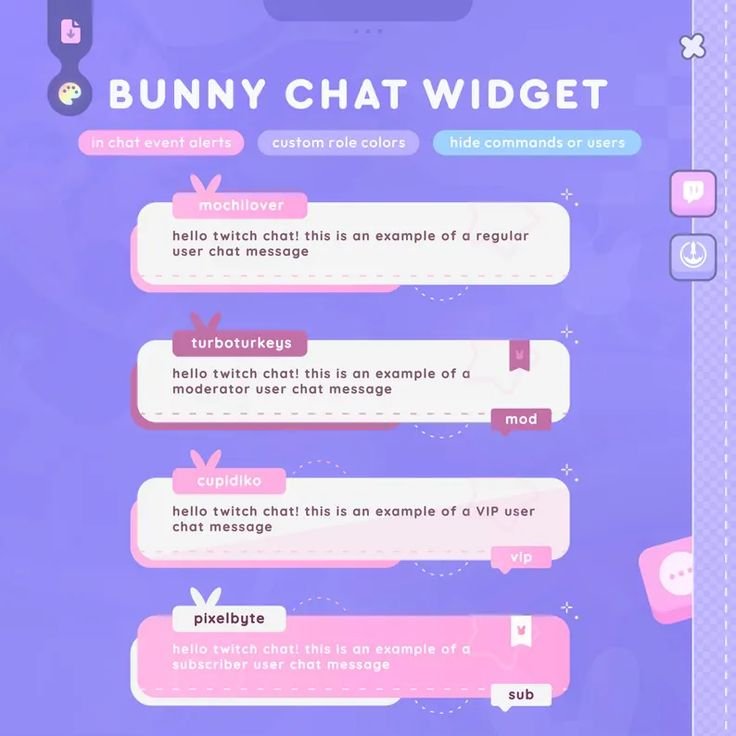 gyurinnii's tweet photo. Colegas artista e vtubers poderia me indicar (ou se indicar ksksksk) quem faz widget de Chat, tipo assim?? https://t.co/Pr25JGvktv