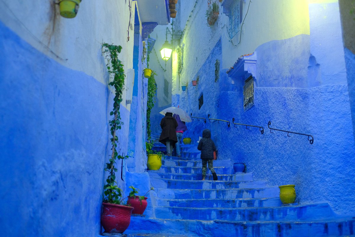 Complex's tweet photo. Chefchaouen, Morocco, is famous for its streets, stairways and buildings covered in different shades of blue. 💙🇲🇦

📸:Getty https://t.co/zWrDEw1Ixp