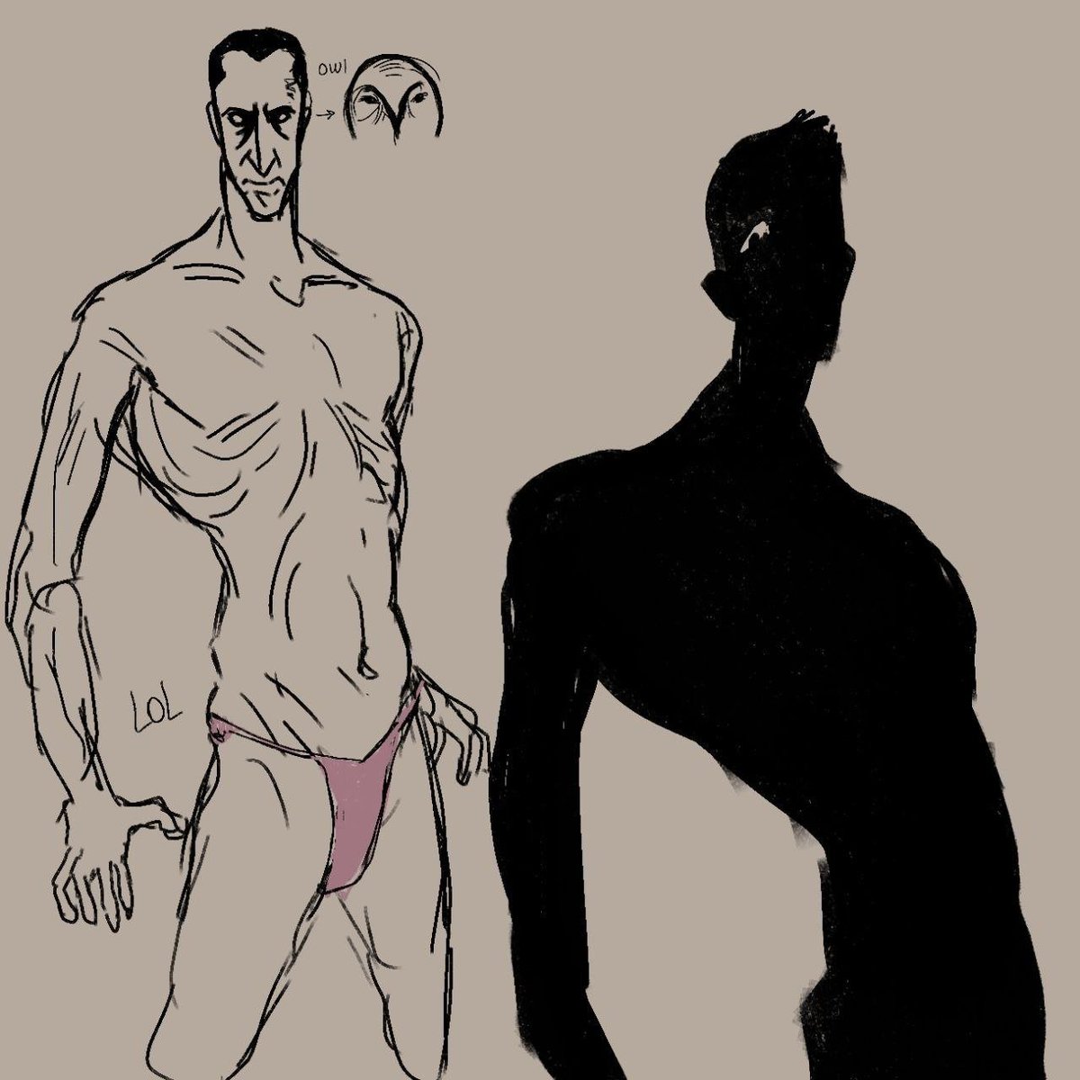 etrnlsolitude's tweet photo. visitag redesign july vs september(today)
the first pic is him before humantruder found him, after protags turning
he's more animalistic, feral and underfed (bc he's a loser who can't really hunt well booo tomato tomato) before they met 
#noimnotahuman #palegun https://t.co/TsqhFxGHUC