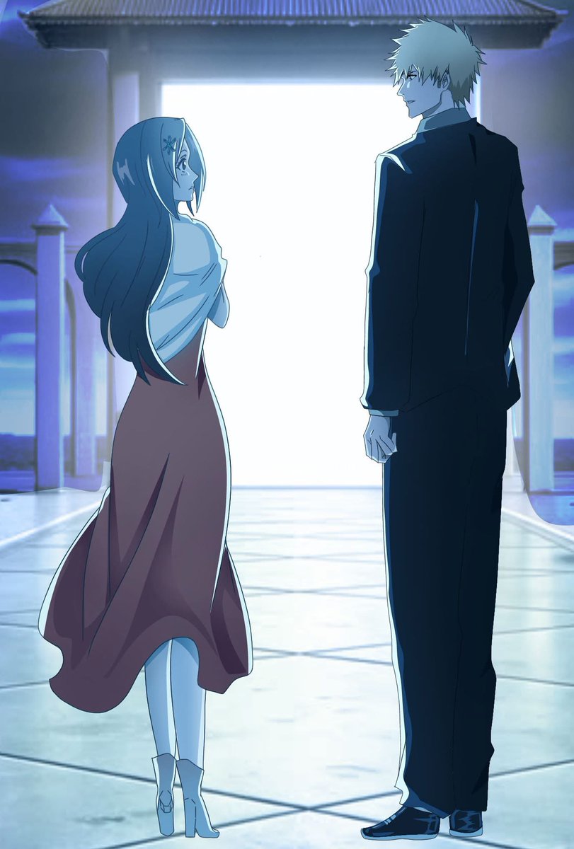 DaDonshinigami's tweet photo. {The romcom/slice of life} in me hopes in the finale episode we get a cute 3-4 minute scene of ichigo and orihime on a cute date kinda like a parallel to Masaki and Isshin movie date and right after that we then pan out to a scene of kazui playing in his room❤️🎀. https://t.co/6ARBQJp38P
