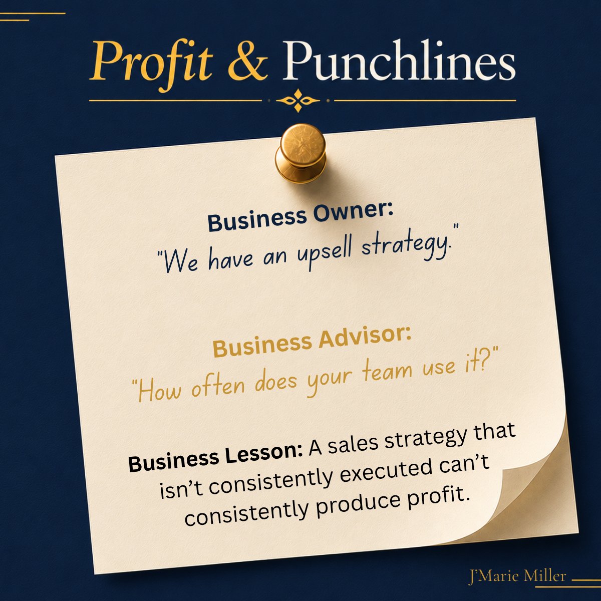 JMProfitGrowth's tweet photo. Build upsells, cross-sells, and additional offers into your process so they become repeatable, measurable, and easier to improve.

Profit becomes more predictable when the actions that create it become part of how you do business. https://t.co/kYRLcSEHUV