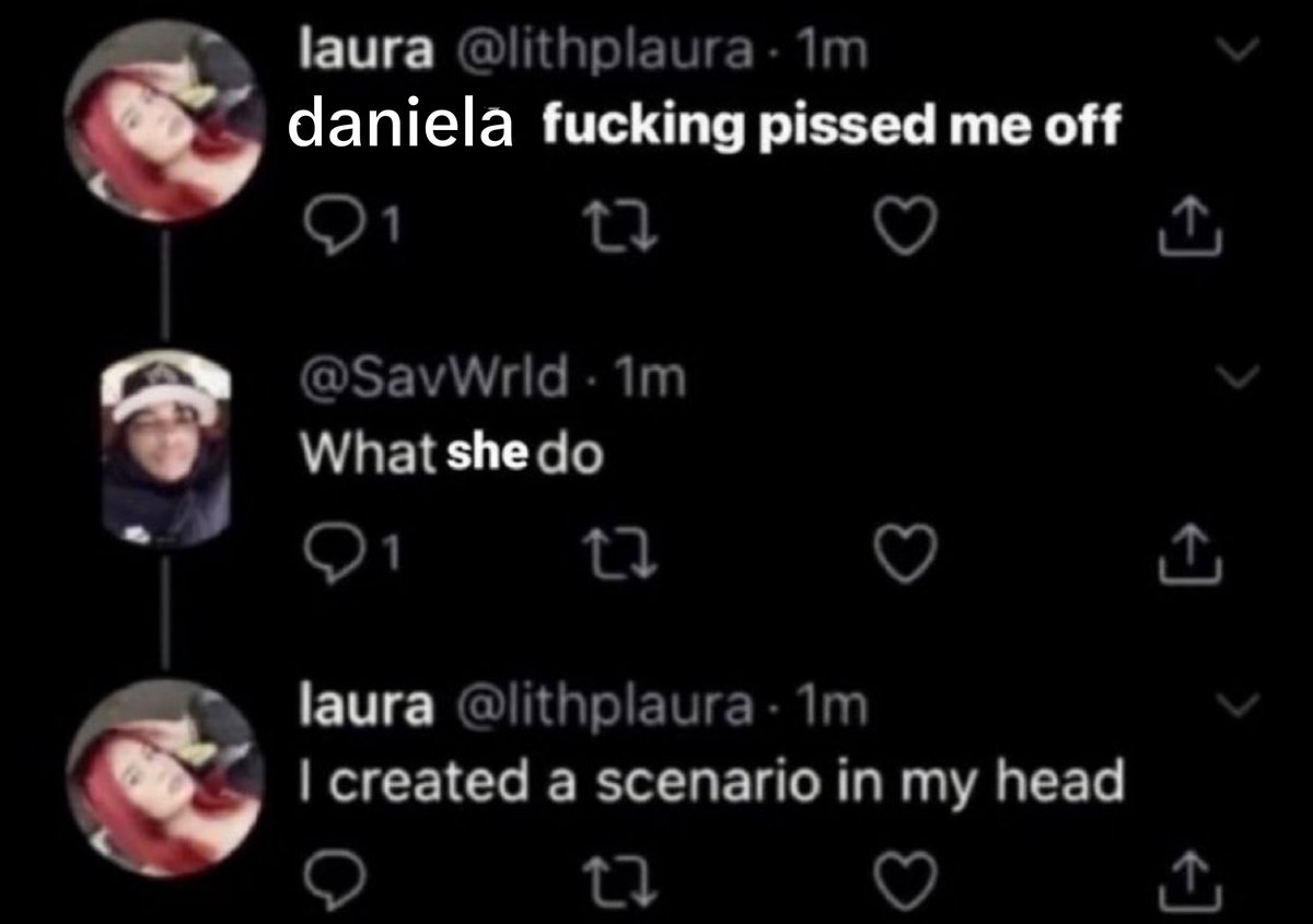 snycraft's tweet photo. cada vez que veo hate a daniela es prácticamente esto https://t.co/g3dtPpiY3Z