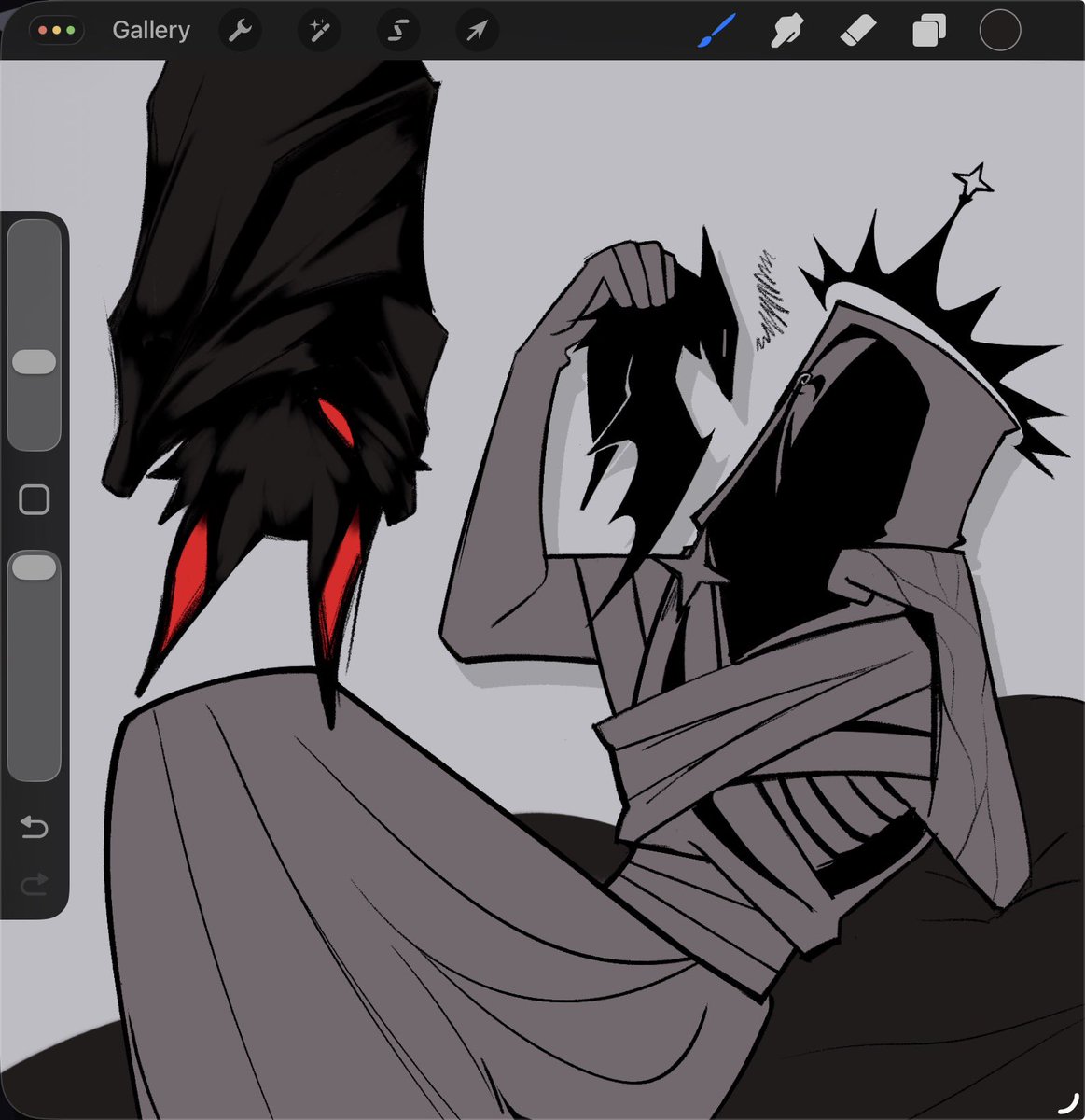 voidrabbits's tweet photo. Small break doodle
He’s ruining his tough guy persona https://t.co/LedobcB0M4