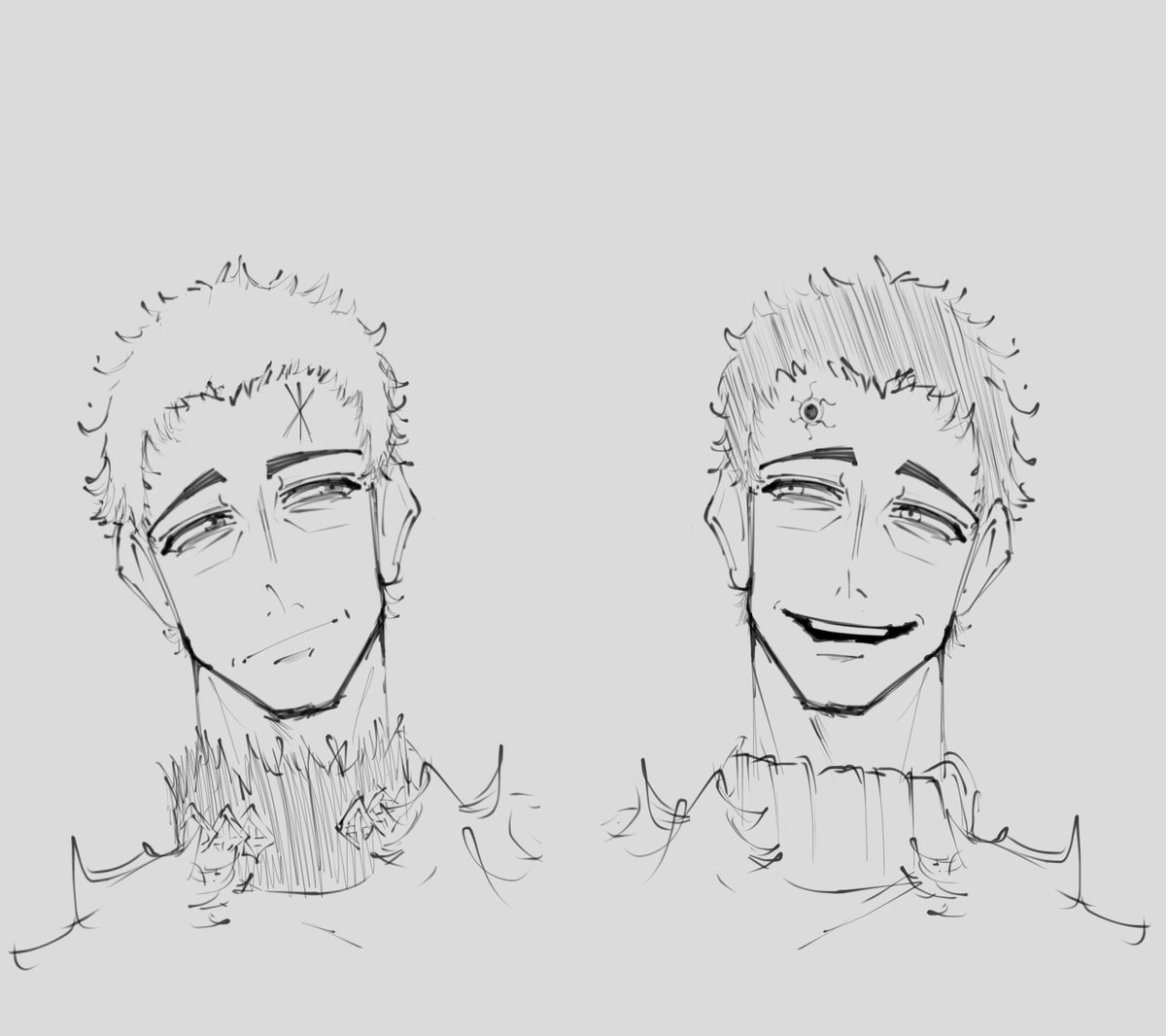 lqsohigh's tweet photo. Two sides of the same coin 🫪 #blackclover #juliusnovachrono #luciuszogratis #wizardking #art https://t.co/GX1oPeht6L