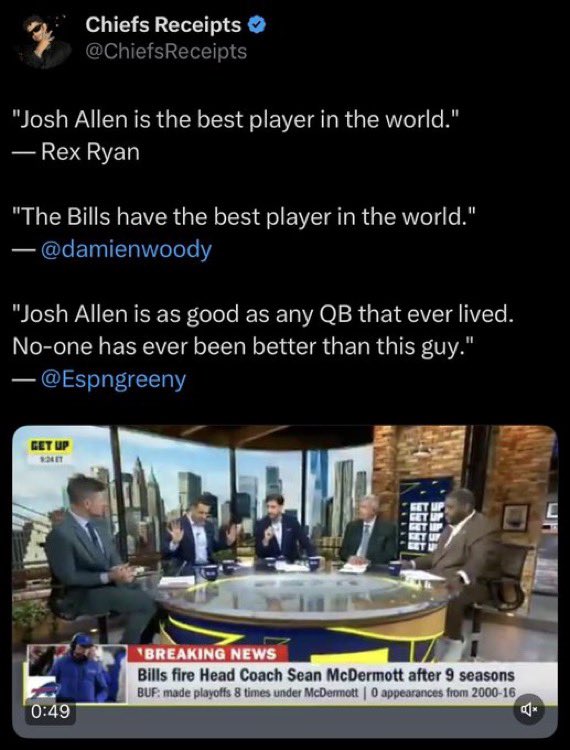 LamarsThatGuy's tweet photo. This was after a 4 turnover game in the biggest game of his career 

And after a 3 turnover game on Sunday, the get up crew called him “Superman” 

So I don’t wanna hear shit from u https://t.co/HRiQC7IXm3