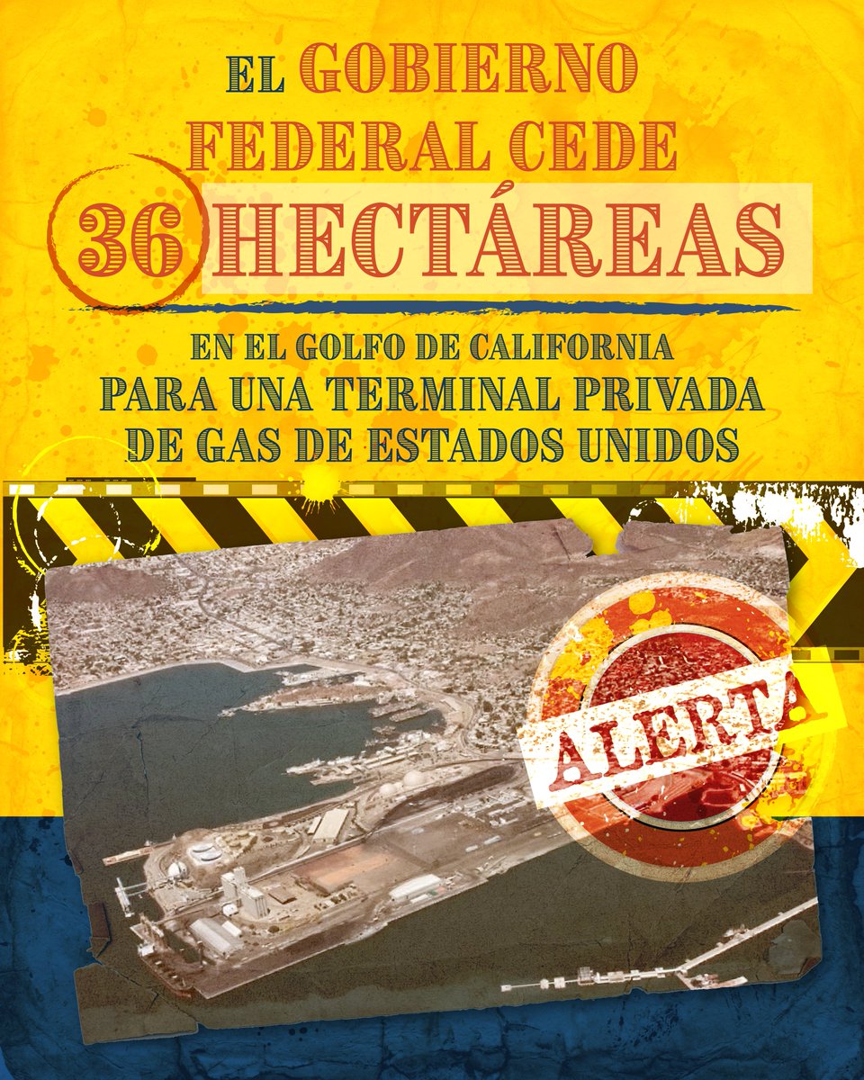 DefensaDan's tweet photo. En 2025 se cedieron 36 hectáreas del Golfo de California para AMIGO LNG. La autorización ambiental llegó un año después y hoy sus efectos sobre las obras están suspendidos por un juez.
Quedan preguntas sin respuesta. Lee el reportaje de @elpaismexico 👇
https://t.co/LMIoq7ZvID https://t.co/CVREAYLBnZ