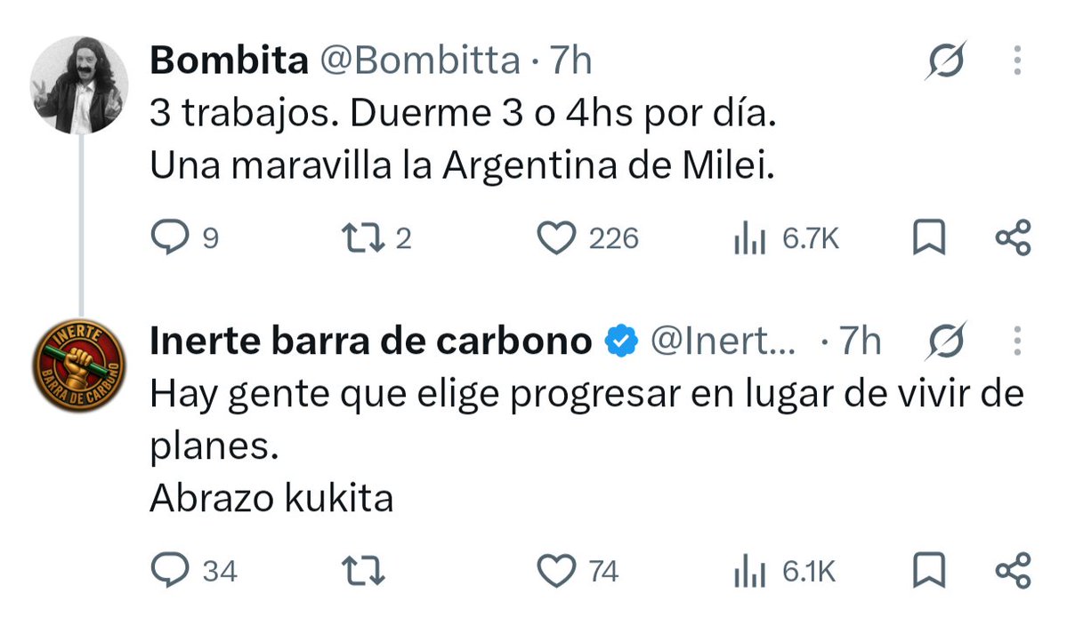 camaradaBroni's tweet photo. Este reptil afásico es un troll, pero hay gente que realmente piensa que la alienación y explotación laborales son sentido común.
Progresar es QUERER hacer más, no NECESITAR hacer más. 
Vivir dignamente con un único empleo de ocho horas y que todo lo demás sea por ambición. https://t.co/5hF4Qln4mt