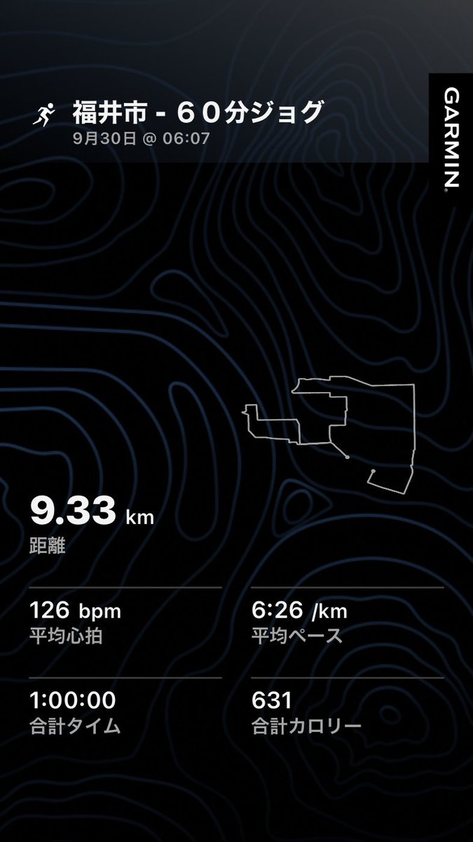 running_pollon's tweet photo. 【今日の記録】
６０分ジョグと100x5
いやー、涼しくなりました！
走るのが楽！
#ランニング #ジョギング https://t.co/J88ccUXMPD