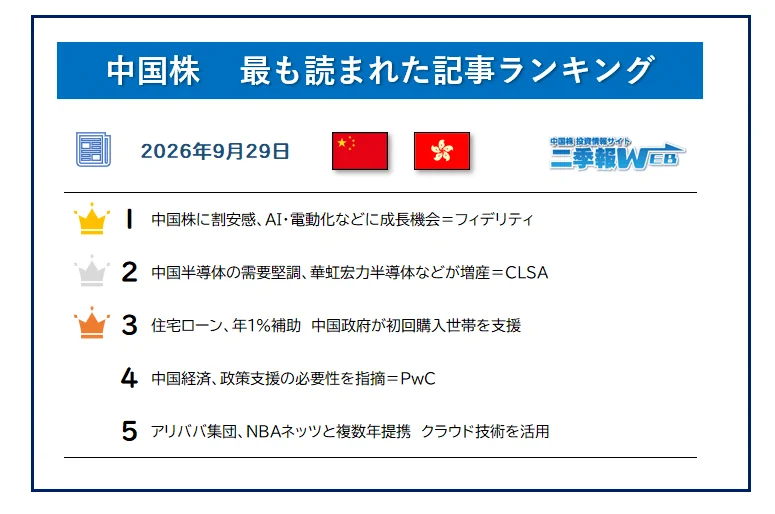 🟦中国株二季報WEB🟦（公式） on X: 