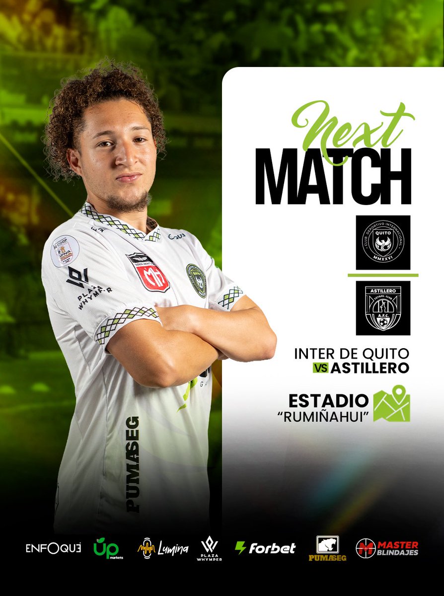 interdequito's tweet photo. Arranca la Segunda Fase. ⚽🔥
Inter de Quito vs Astillero FC
📅 Viernes 2 de octubre ·
🏟️ Estadio Rumiñahui
📺 En vivo por Inter de Quito TV (YouTube)
Llegamos invictos. El primer paso del cuadrangular se da en casa. 💚
#InterDeQuito #ElFénix #Cuadrangular #AscensoNacional https://t.co/Et7aGe3wel