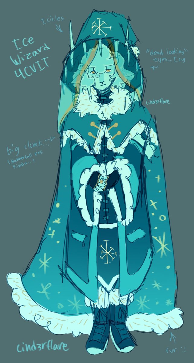 R3DBURN's tweet photo. My Ice Wizard 4cvit design :>

#wizardssmp #4cvit #4cvitfanart https://t.co/kmvDUQffgP