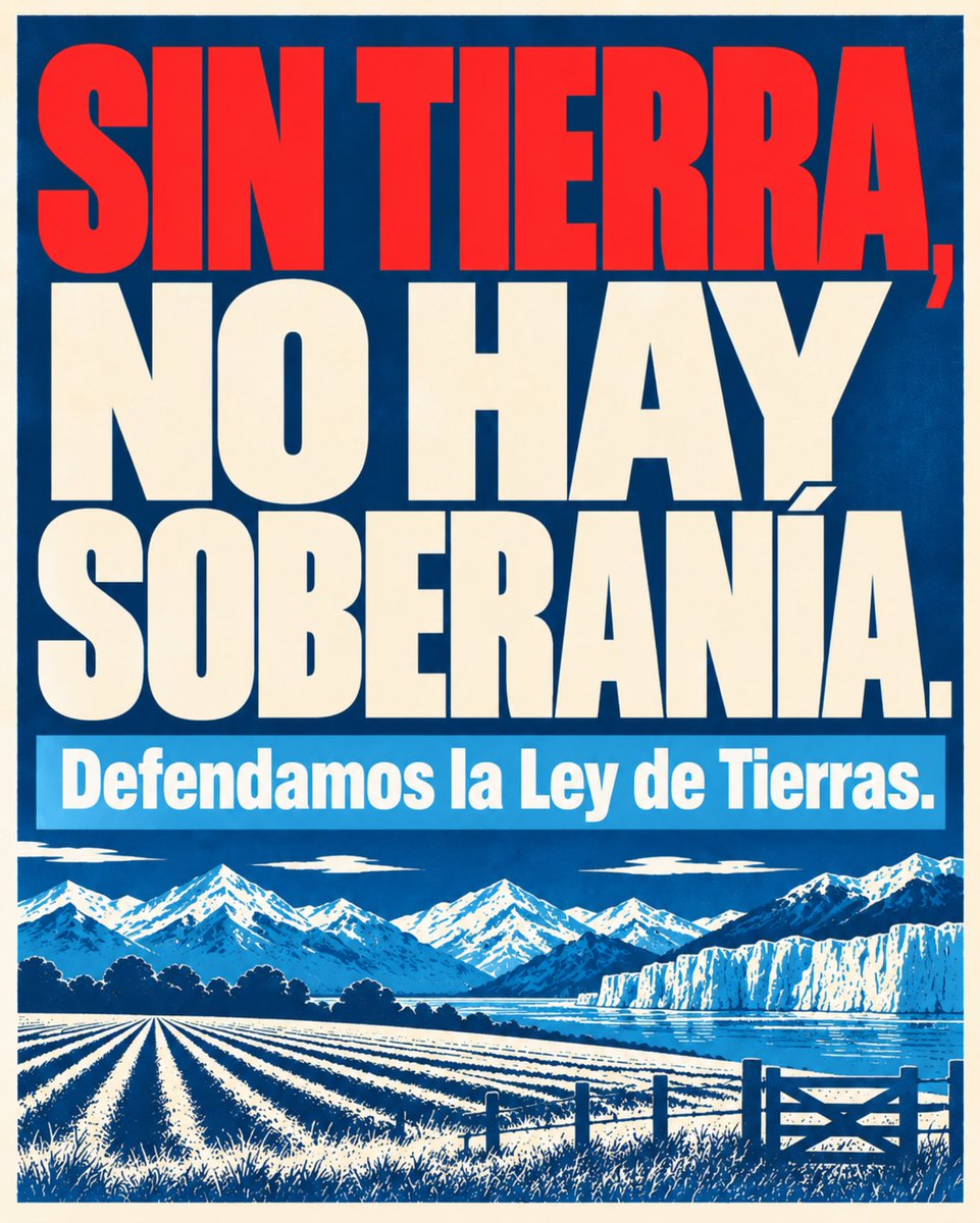 maxiferraro's tweet photo. LA LEY DE TIERRAS NO PUEDE VOLARSE DE UN PLUMAZO 

Mientras se lavan la cara con un proyecto de ley de "soberanía nacional", van a extranjerizar la tierra estratégica de la Argentina sin límite alguno.

La sociedad ya se expresó, y también lo hizo el Senado. Lo que no prosperó en el Congreso no pueden sostenerlo con un DNU.

No lo podemos permitir. Tenemos que volver a salir todos a reclamar, pacíficamente, protección para la tierra y los recursos estratégicos de los argentinos.

A nosotros, Diputados y Senadores, nos toca activar con urgencia todos los mecanismos legislativos, legales e institucionales para frenarlo.