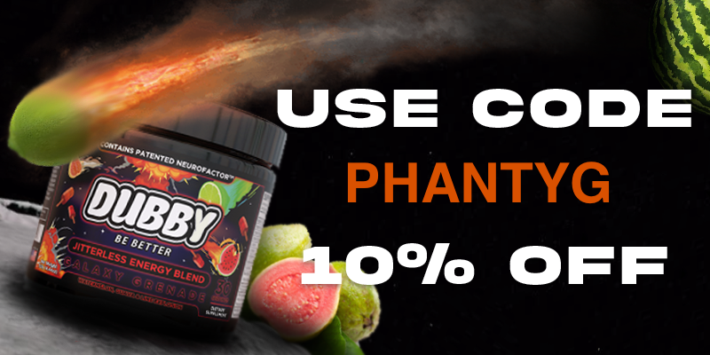 phantommutation's tweet photo. I am happy to announce DUBBY ENERGY as my first sponsor!!!  Visit https://t.co/SUBWvqyivc and use code word PHANTYG for 10% off
