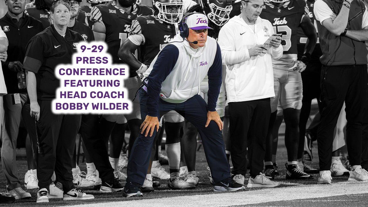 TNTechFootball's tweet photo. 👂Hear from Eric Weatherly and Head Coach Bobby Wilder as we break down the win at Wofford and look ahead to Western Carolina.

🎥 https://t.co/M8Ot269tde

#AimHigher | #WingsUp https://t.co/Y9EITUsdqY