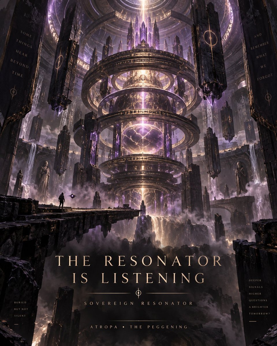 ThePeggening's tweet photo. THE SOVEREIGN RESONATOR IS LISTENING.
Boot it for 4.14 seconds. Read the deeper state. Then ask why Signal 414, the anchors and convergence keep pointing back to the same machine.
Some systems answer questions.
This one creates more.
#414 #Atropa #ThePeggening $BEAR $tsfi #Pulsechain