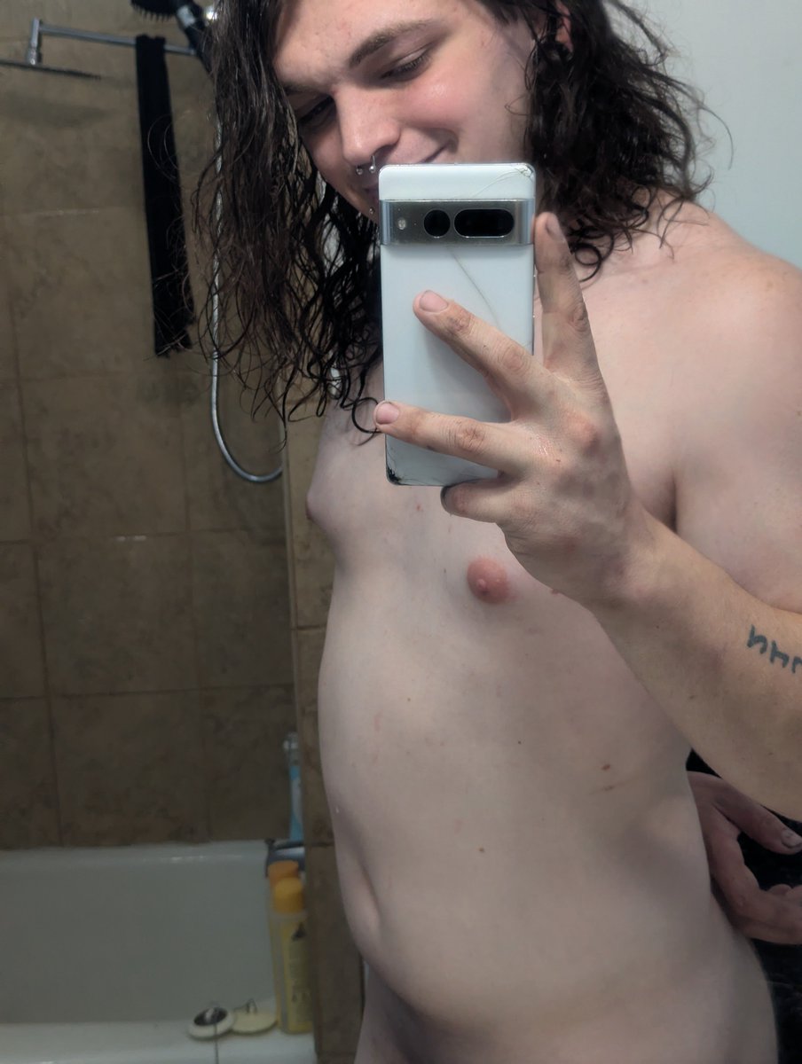 mazda_witch's tweet photo. Today marks 2 months on E!! I'm so thrilled with my cute lil titties already 😍 https://t.co/m5m6x3Rj5B