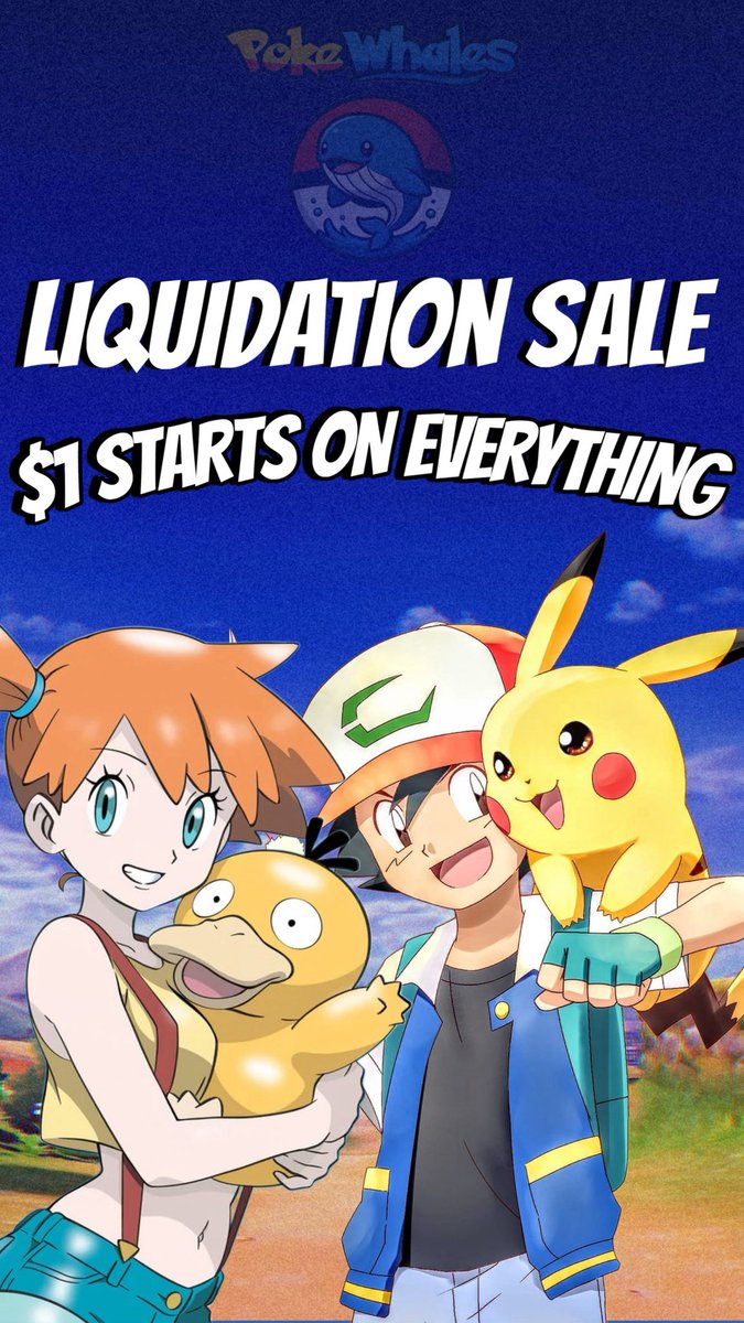 PokeWhales's tweet photo. We’re live streaming! $1,000 cash to someone who RTs and watches until the end of the show! 

https://t.co/R7AWiUXUz8 https://t.co/nxs43oYu3q
