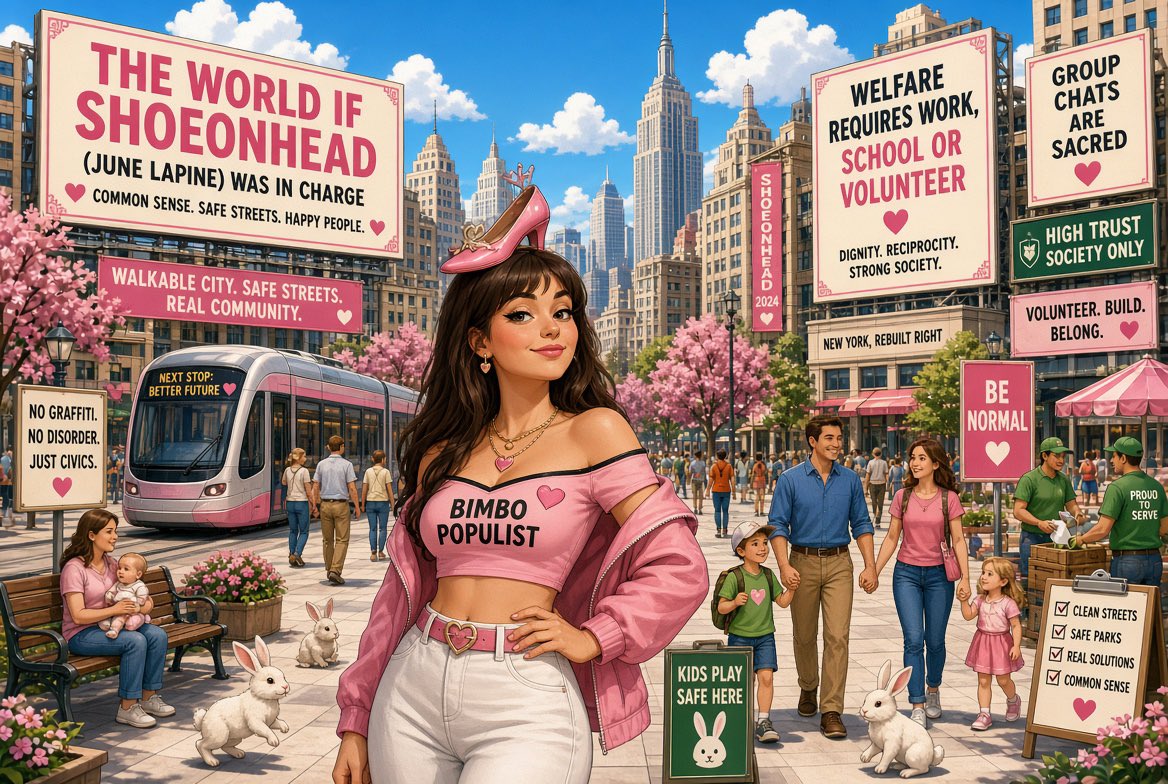shoe0nhead's tweet photo. @TRHLofficial i’m cackling dude what the fuck is this dystopian bimbo fascism

be normal ❤️ https://t.co/EtM9wMhC68