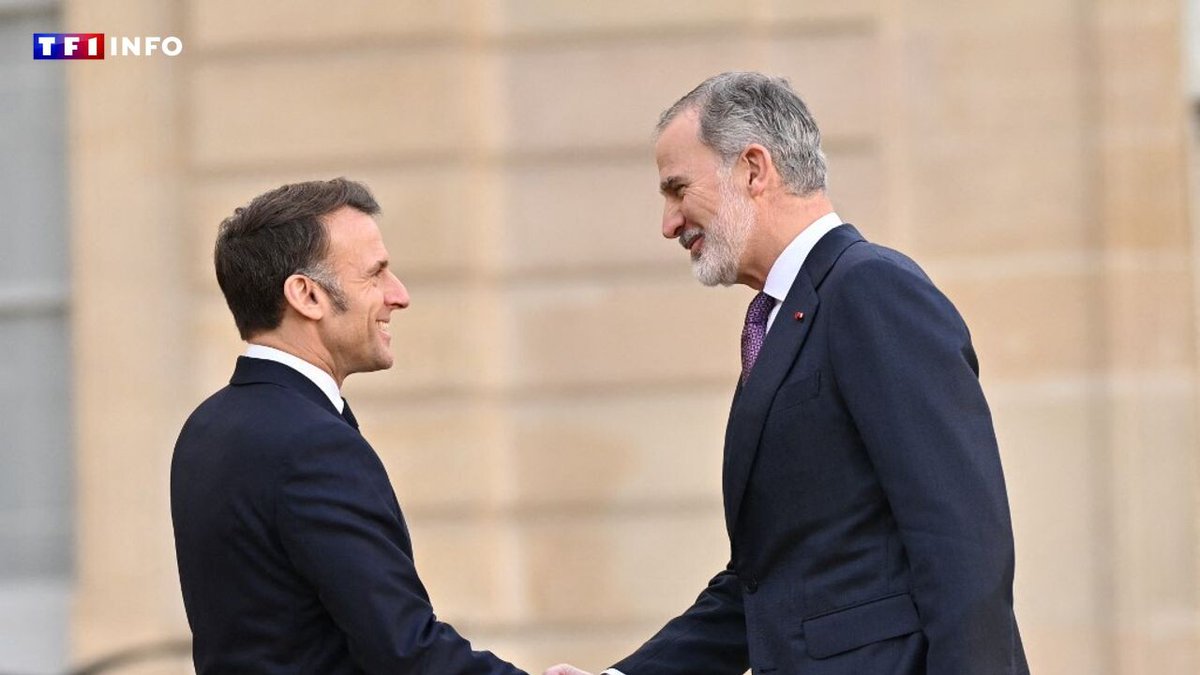 LCI's tweet photo. Emmanuel Macron en Espagne ce mardi : on vous dit tout sur les enjeux de sa visite d'État à Madrid
➡️ https://t.co/DIIcPnR1pF https://t.co/IpX331lUx2
