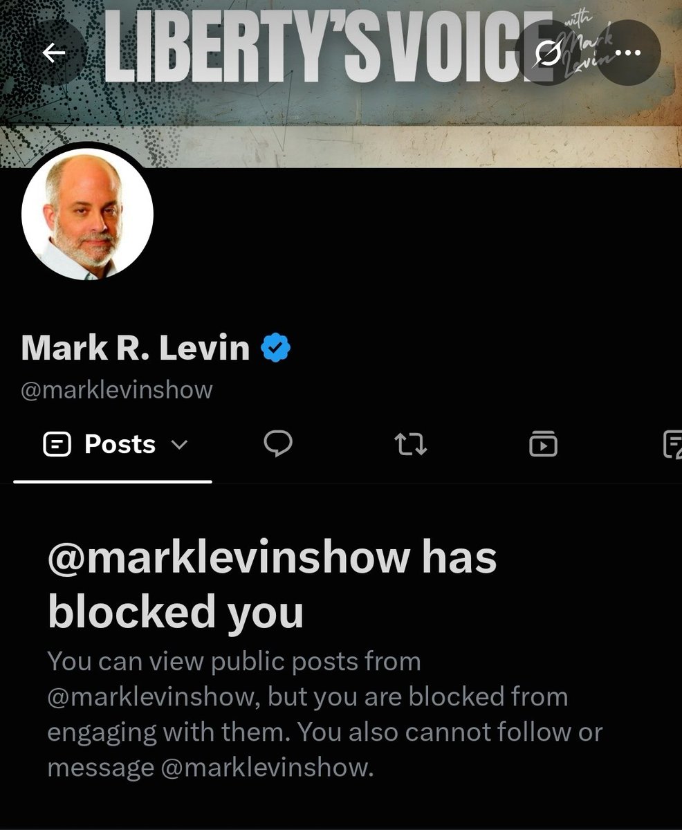 PsychMushCloud's tweet photo. I've been blocked by Mark Levine. 🤣 https://t.co/qK6ELGTN4L