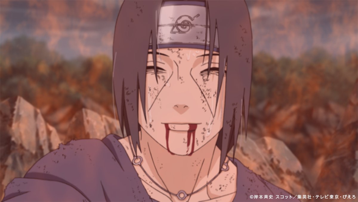 PrimeVideoAnime's tweet photo. ／ 
許せサスケ… …これで最後だ 
＼ 

イタチの真実、その中にあった想い。 
配信中の『NARUTO-ナルト-』『NARUTO-ナルト- 疾風伝』で、 
イタチの物語をもう一度🍥 https://t.co/KK2lfLccOG
